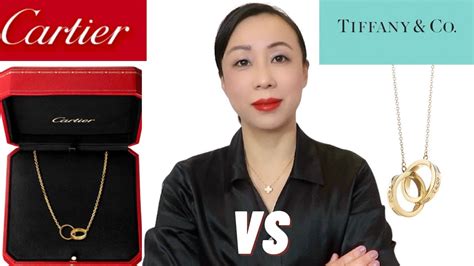 Cartier vs tiffany diamond necklace